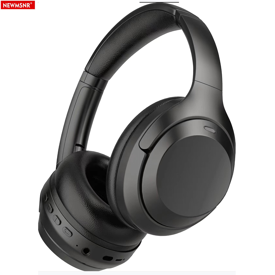 Anc Wireless Over Ear Headphones - 서브우퍼 게임용 무선 블루투스 헤드폰 오버이어