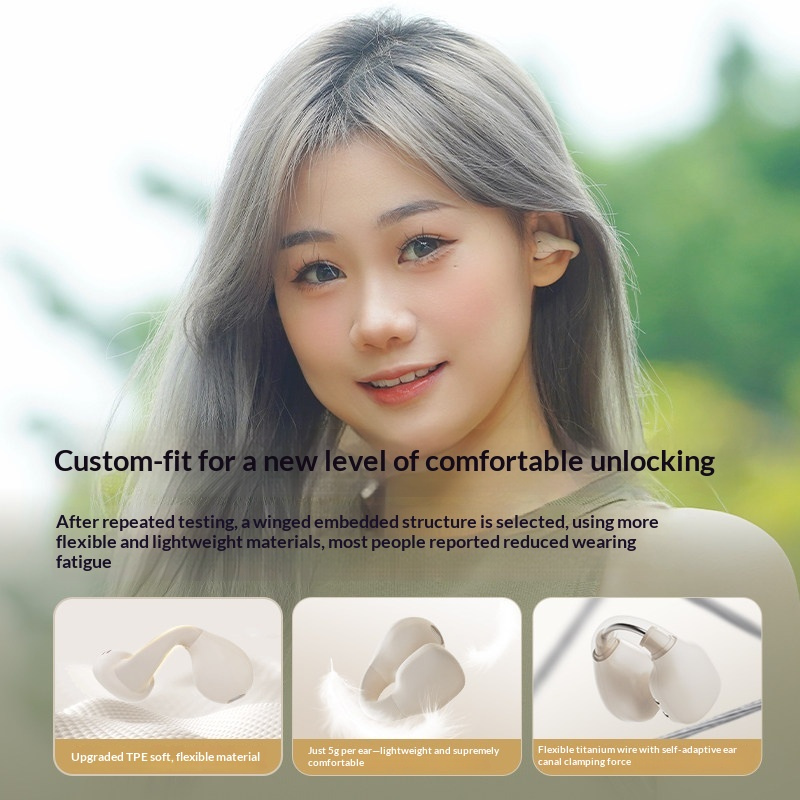 LANGSDOM TS03PRO 오픈 이어 클립형 블루투 - Bone Conduction Running Headphones 리뷰 및 가격
