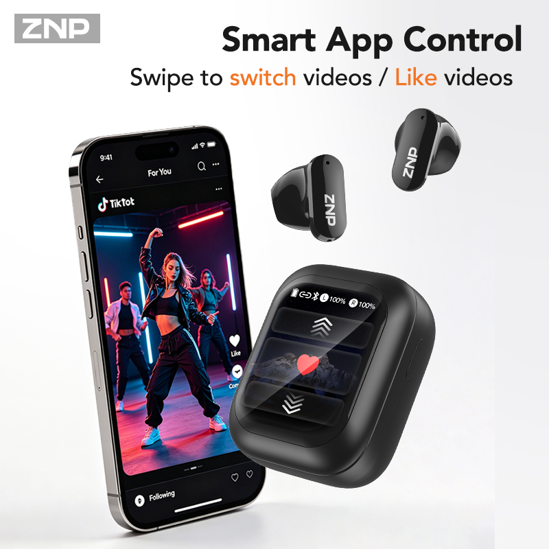 ZNP N04 TWS 무선 이어버드: 터치 스크린, 블 - Headphones 리뷰 및 가격