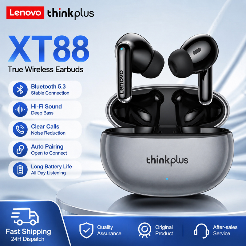 Lenovo XT88 블루투스 무선 헤드폰, 내장 마이 - Anc Wireless Over Ear Headphones 리뷰 및 가격