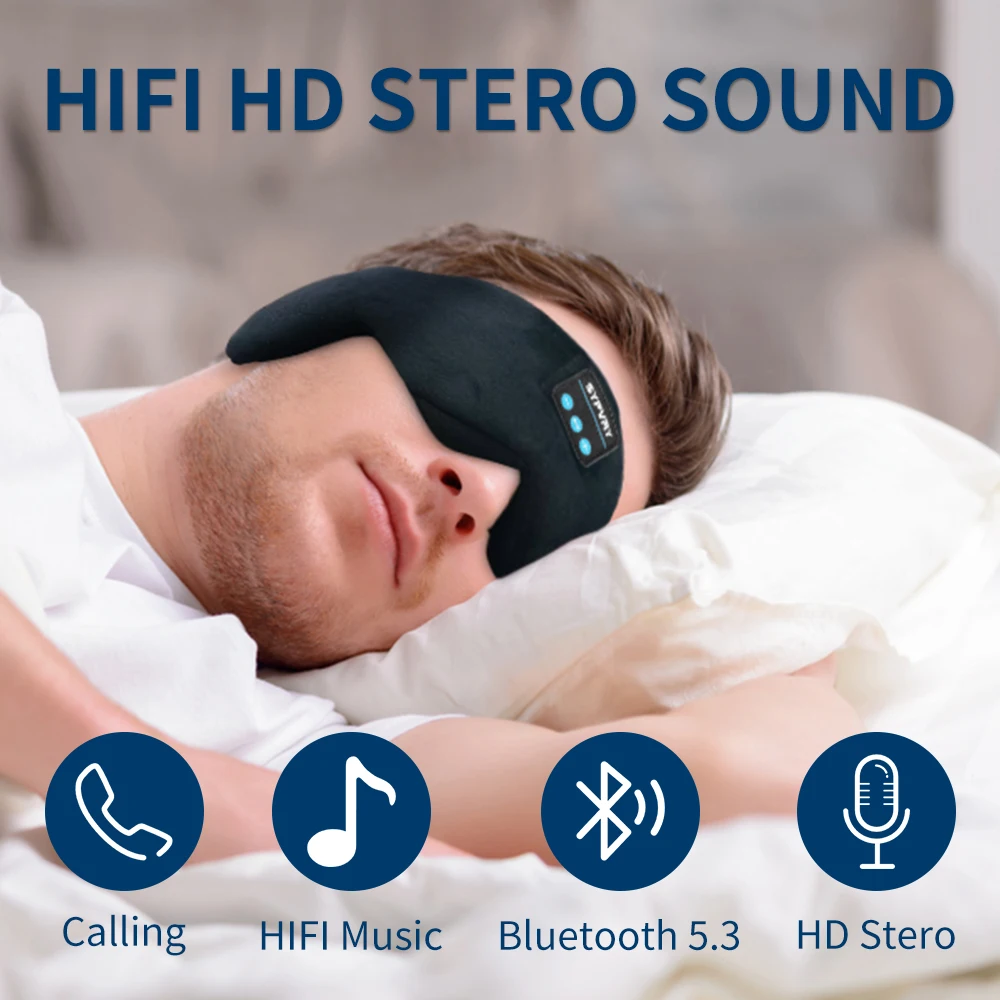 편안한 수면을 위한 헤드폰 내장 블루투스 수면 안대,  - Sleep Mask Headphones Bluetooth 리뷰 및 가격